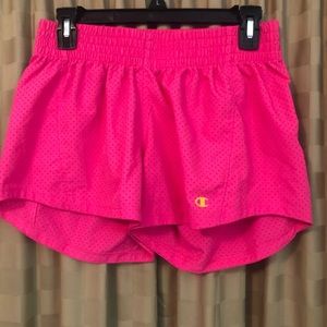 Champion Neon Pink Athletic Shorts